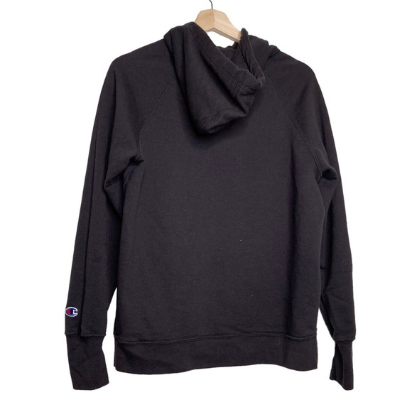 Champion Men's Hoodie Middleweight Script Logo Jersey Pullover Size Medium - Picture 2 of 9